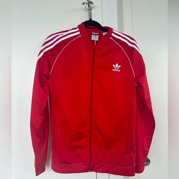 Adidas red track suit brand new with tags - Picture 1 of 4